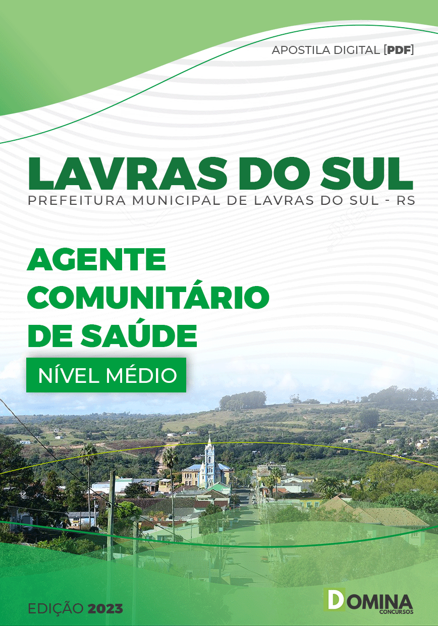 Apostila Pref Lavras do Sul RS 2023 Agente Comunitário Saúde