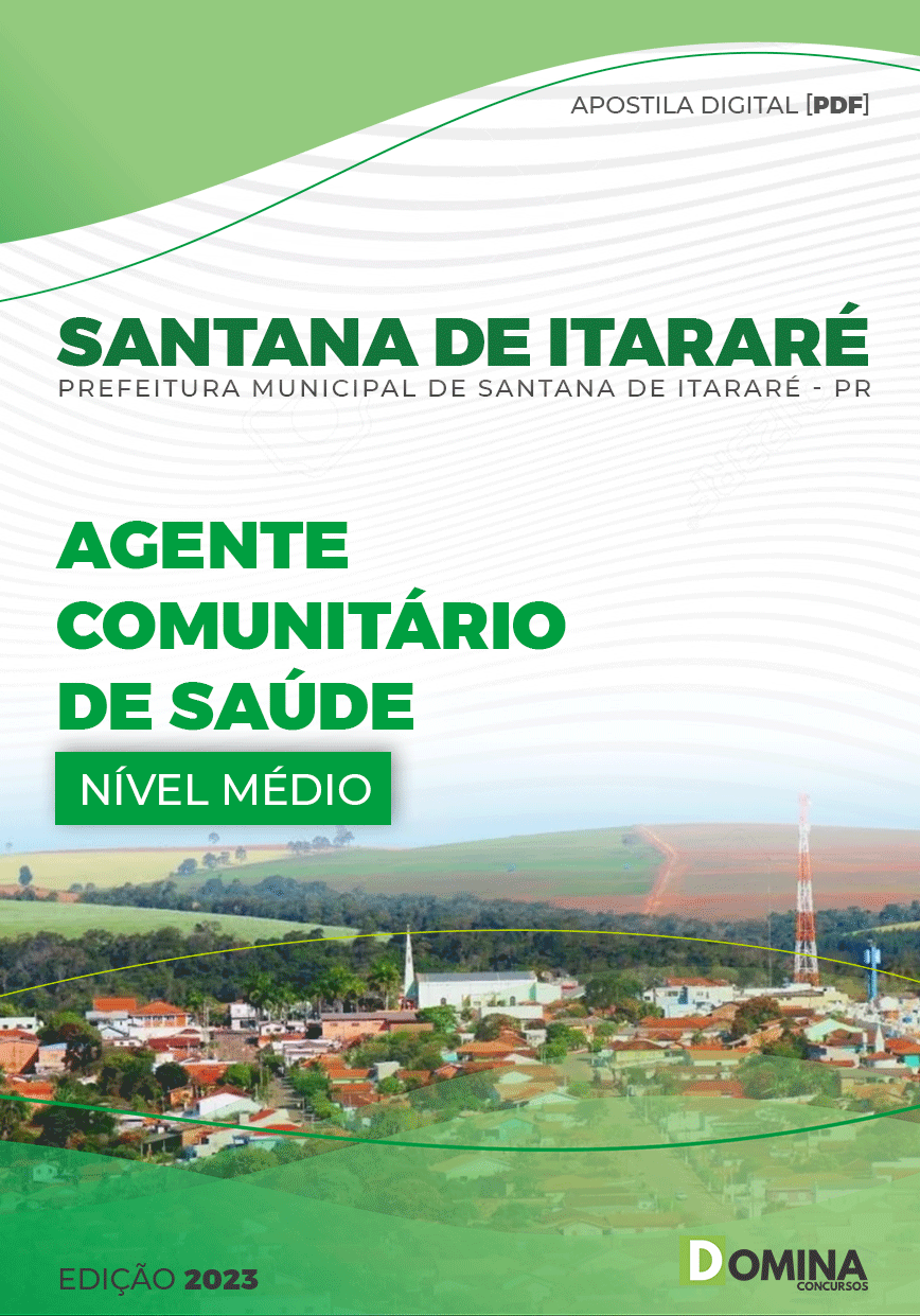 Apostila Pref Santana do Itararé PR 2023 Agente Comunitário Saúde