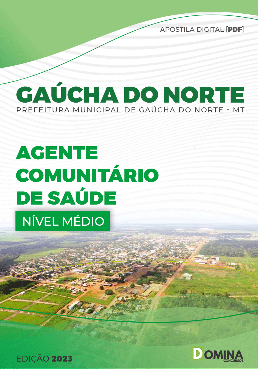 Apostila Pref Gaúcha do Norte MT 2023 Agente Comunitário Saúde