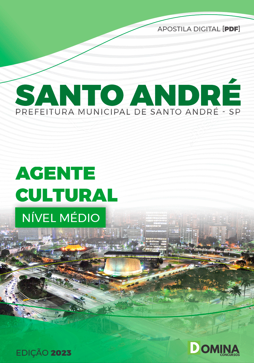 Apostila Digital Pref Santo André SP 2023 Agente Cultural