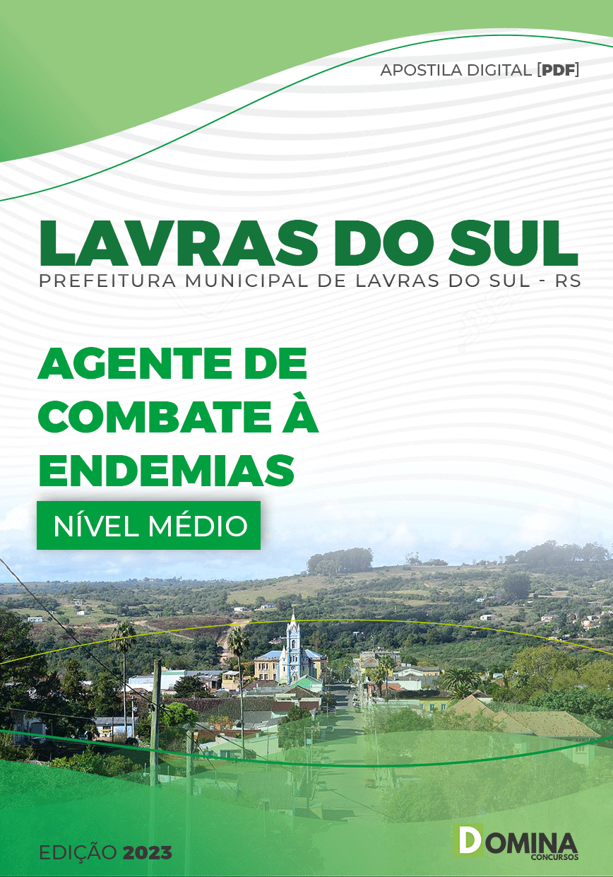 Apostila Pref Lavras do Sul RS 2023 Agente Combate Endemias