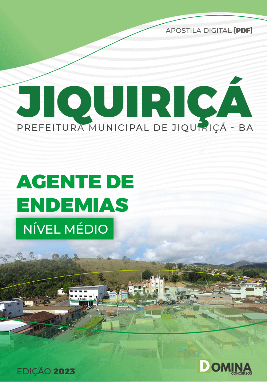 Apostila Concurso Pref Jiquiriçá BA 2023 Agente Endemias