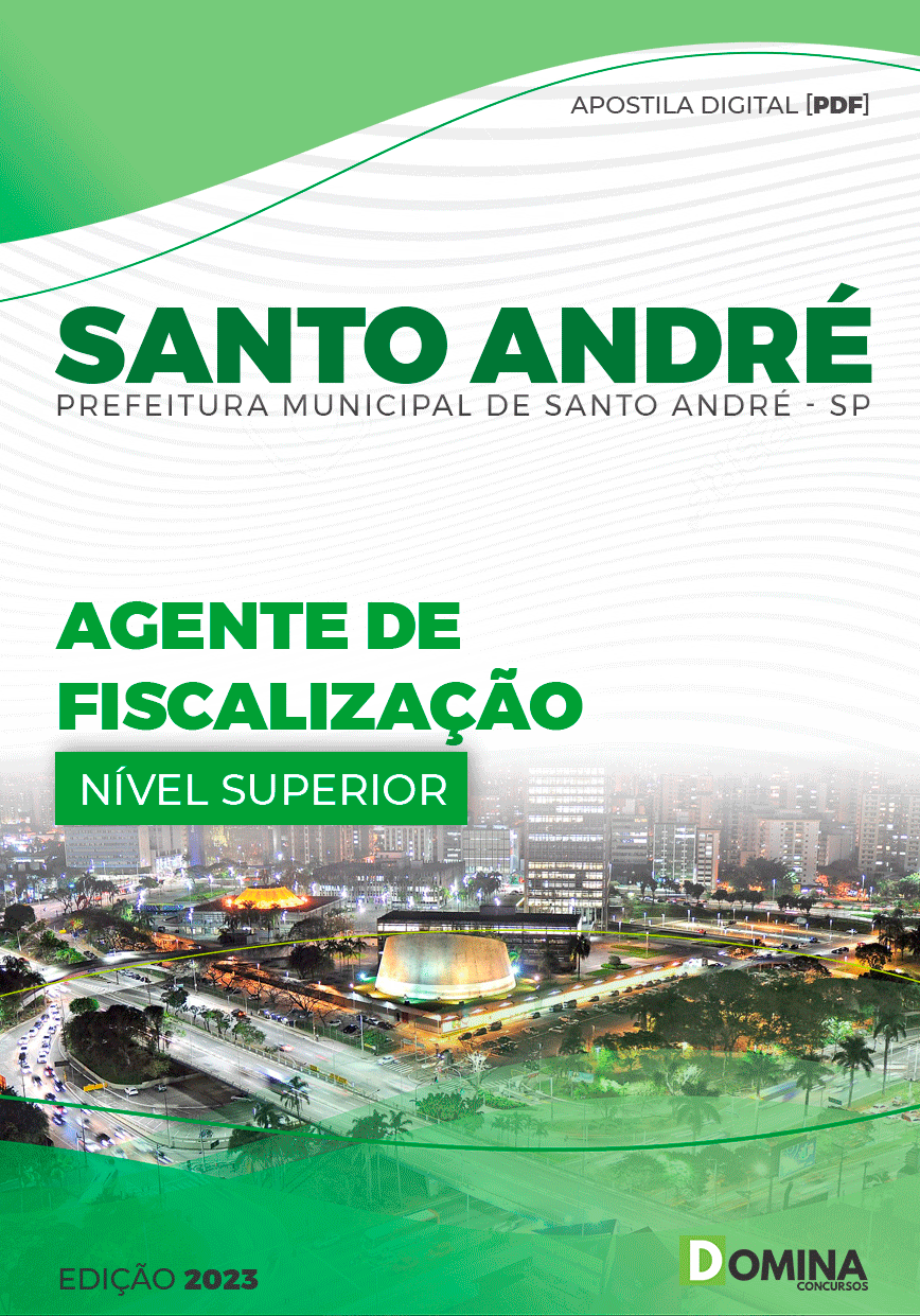 Apostila Digital Pref Santo André SP 2023 Agente Fiscalização