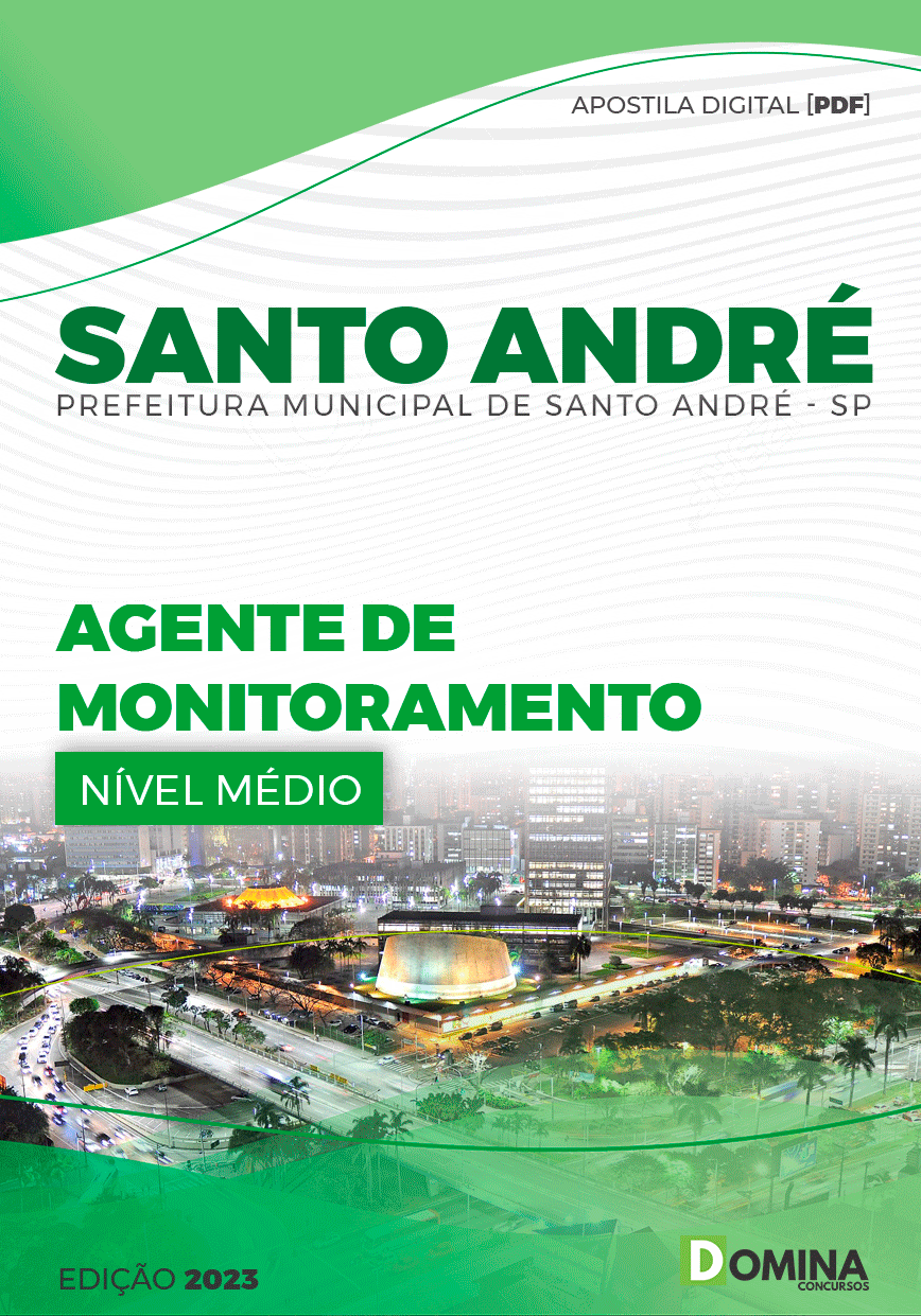Apostila Digital Pref Santo André SP 2023 Agente Monitoramento