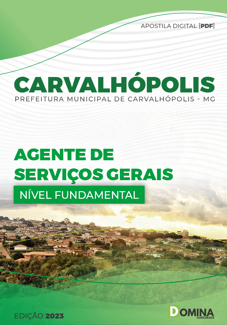 Apostila Pref Carvalhópolis MG 2023 Agente Serviço Gerais