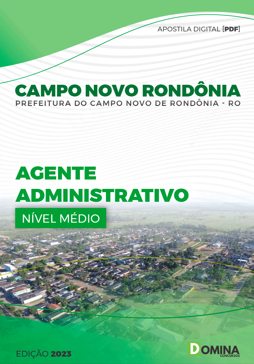 Apostila Pref Campo Novo Rondônia RO 2023 Agente Administrativo