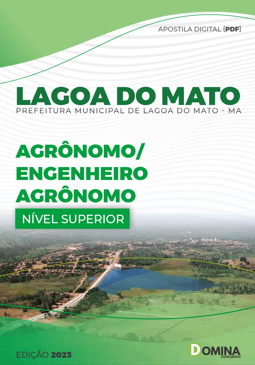 Apostila Pref Lagoa Do Mato MA 2023 Engenheiro Agrônomo