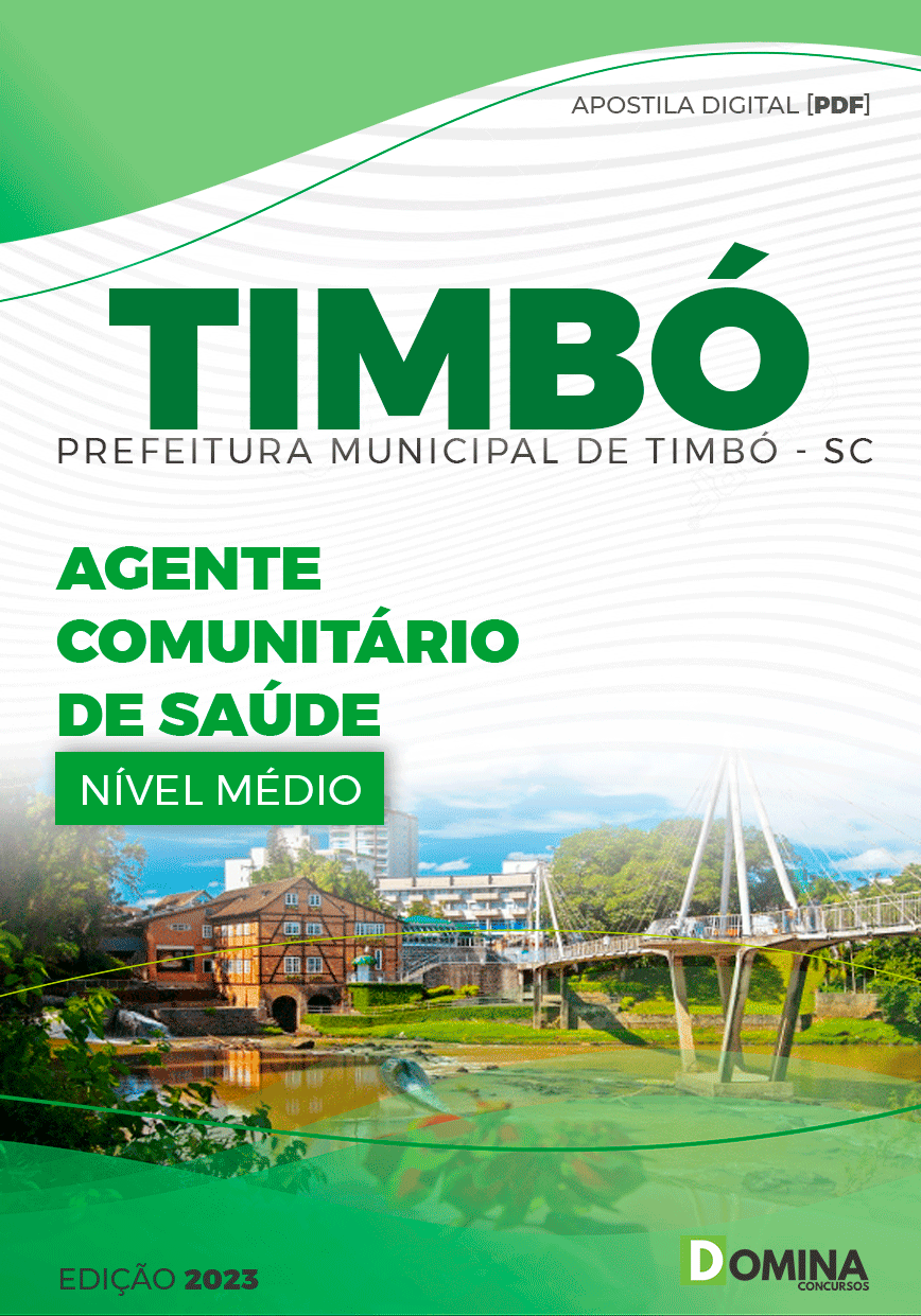 Apostila Pref Timbó SC 2023 Agente Comunitário Saúde