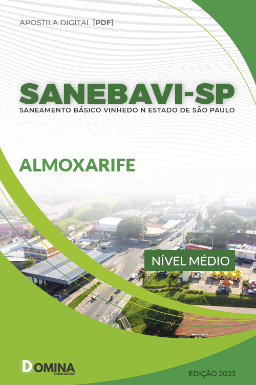 Apostila Digital Concurso SANEBAVI SP 2023 Almoxarife