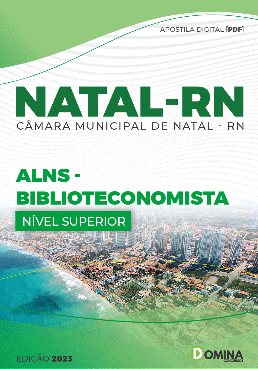 Apostila Digital Câmara Natal RN 2023 Biblioteconomista