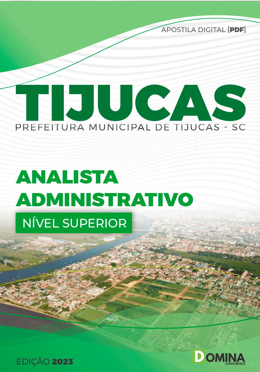 Apostila Concurso Pref Tijucas SC 2023 Analista Administrativo