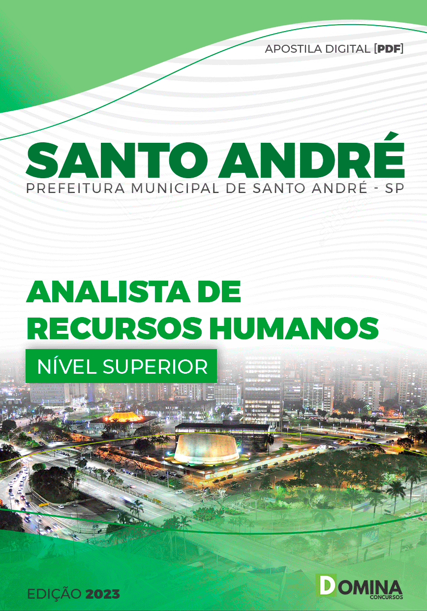 Apostila Pref Santo André SP 2023 Analista Recursos Humanos