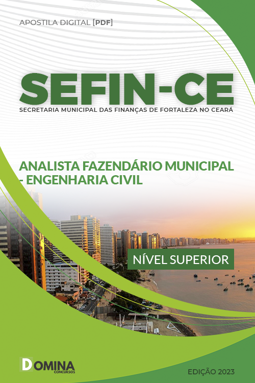 Apostila SEFIN CE 2023 Analista Fazendário Engenharia Civil