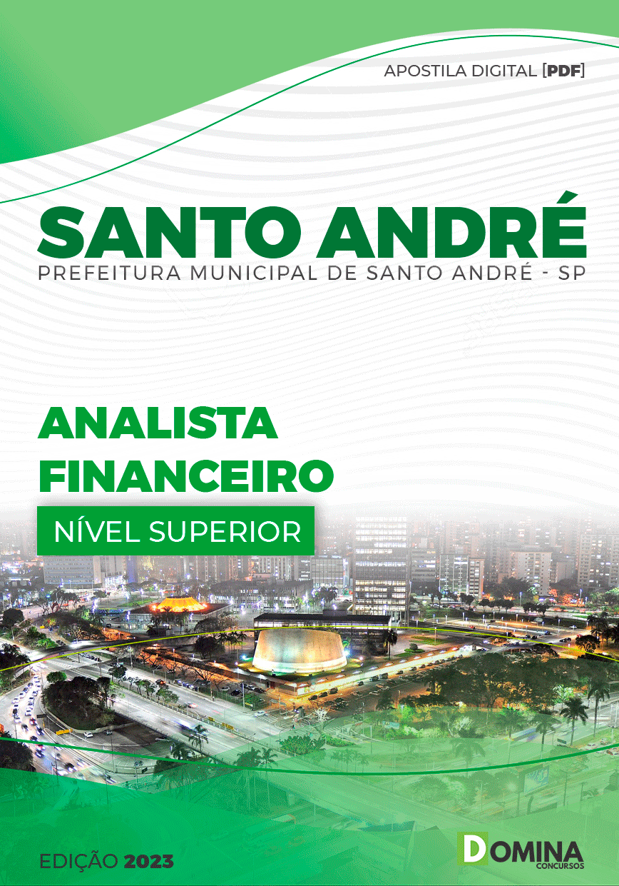Apostila Digital Pref Santo André SP 2023 Analista Financeiro