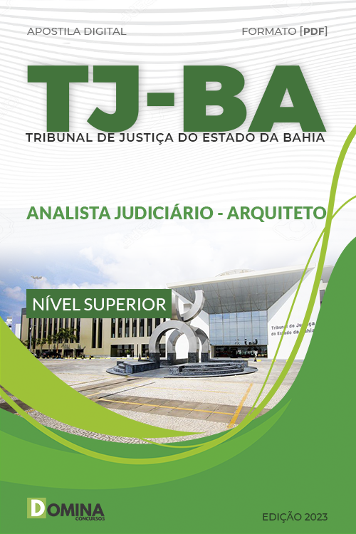Apostila TJ BA 2023 Analista Juridiciário Arquiteto