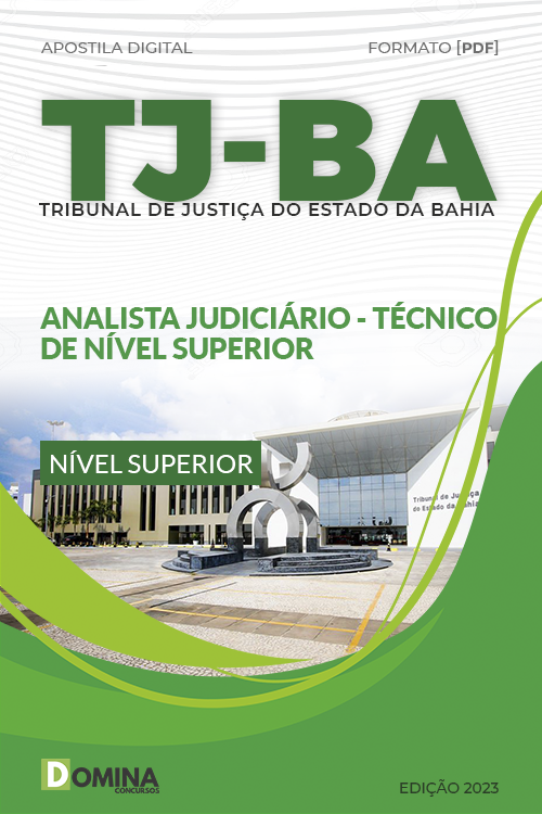 Apostila TJ BA 2023 Analista Judiciário Técnico Nível Superior