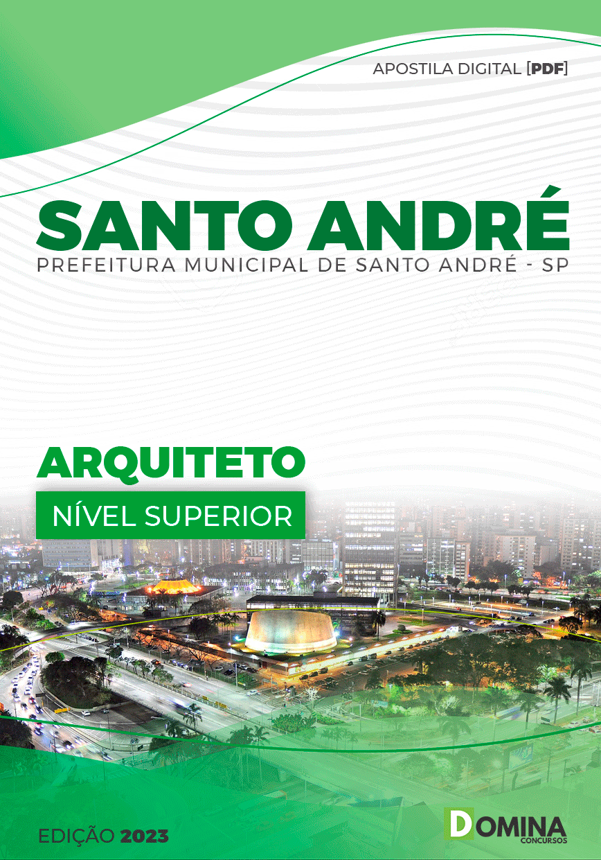 Apostila Digital Pref Santo André SP 2023 Arquiteto
