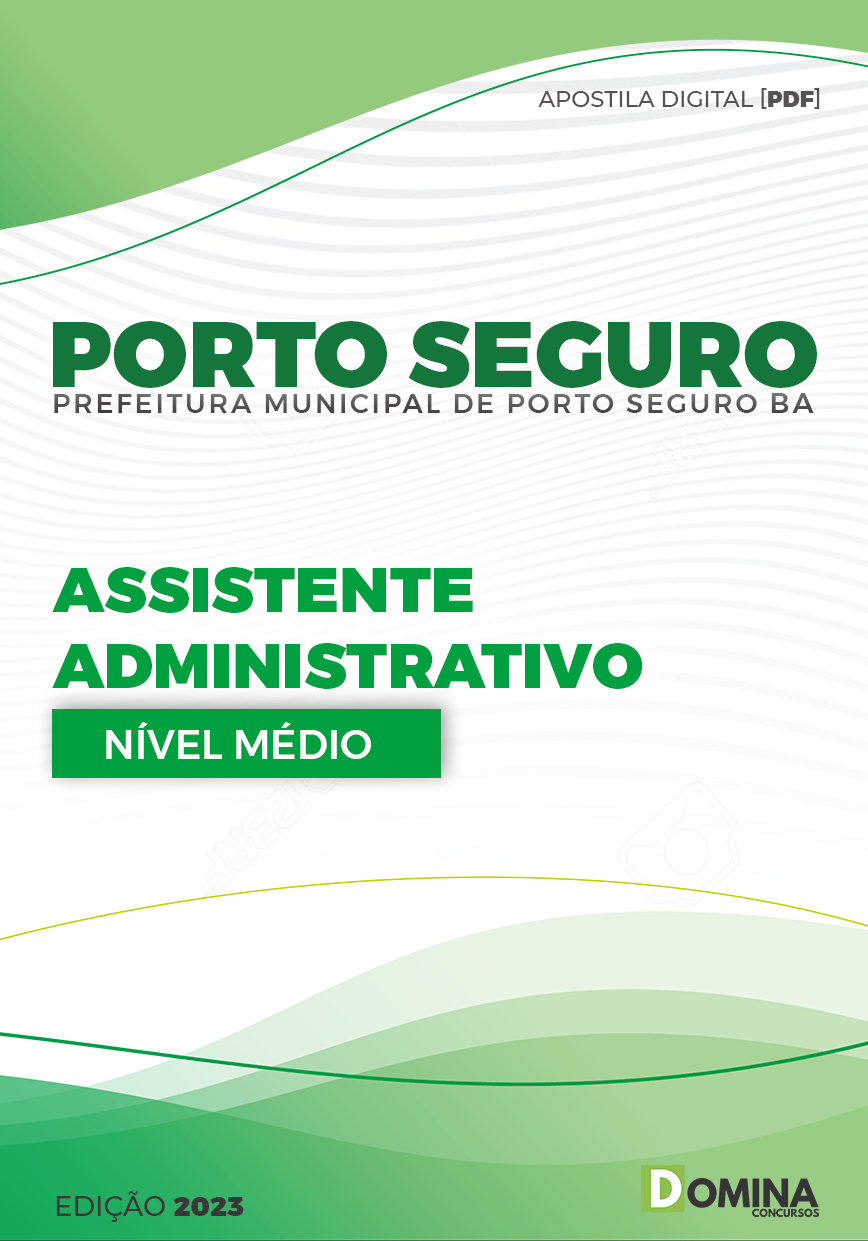 Apostila Pref Porto Seguro BA 2023 Assistente Administrativo