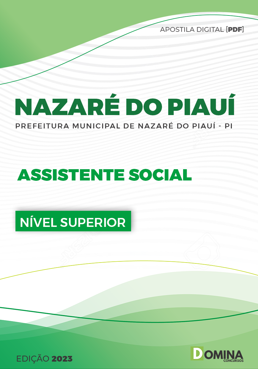 Apostila Pref Nazaré do Piauí PI 2023 Assistente Social