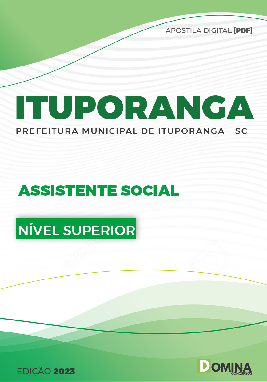 Apostila Digital Pref Ituporanga SC 2023 Assistente Social