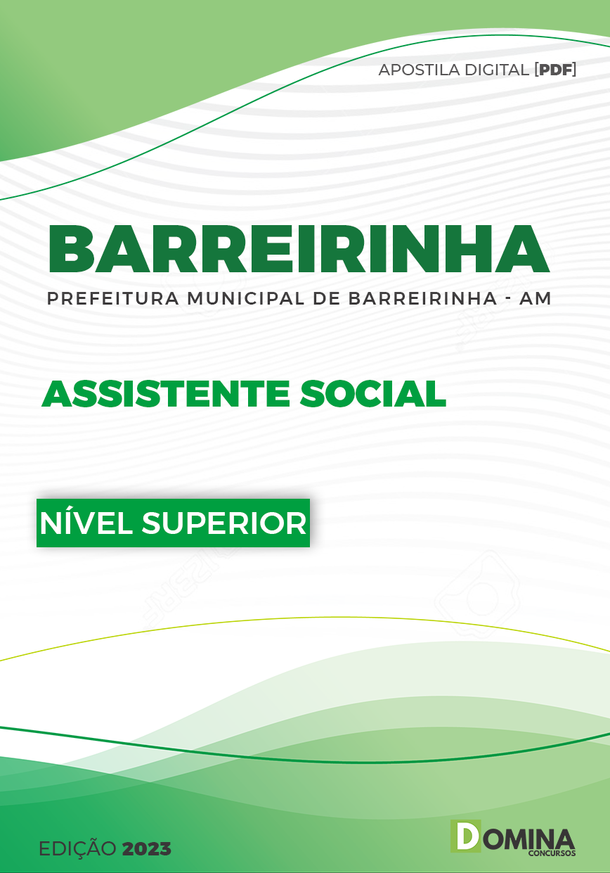 Apostila Digital Pref Barreirinha AM 2023 Assistente Social