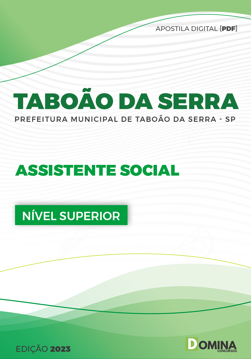 Apostila Pref Taboão da Serra SP 2023 Assistente Social