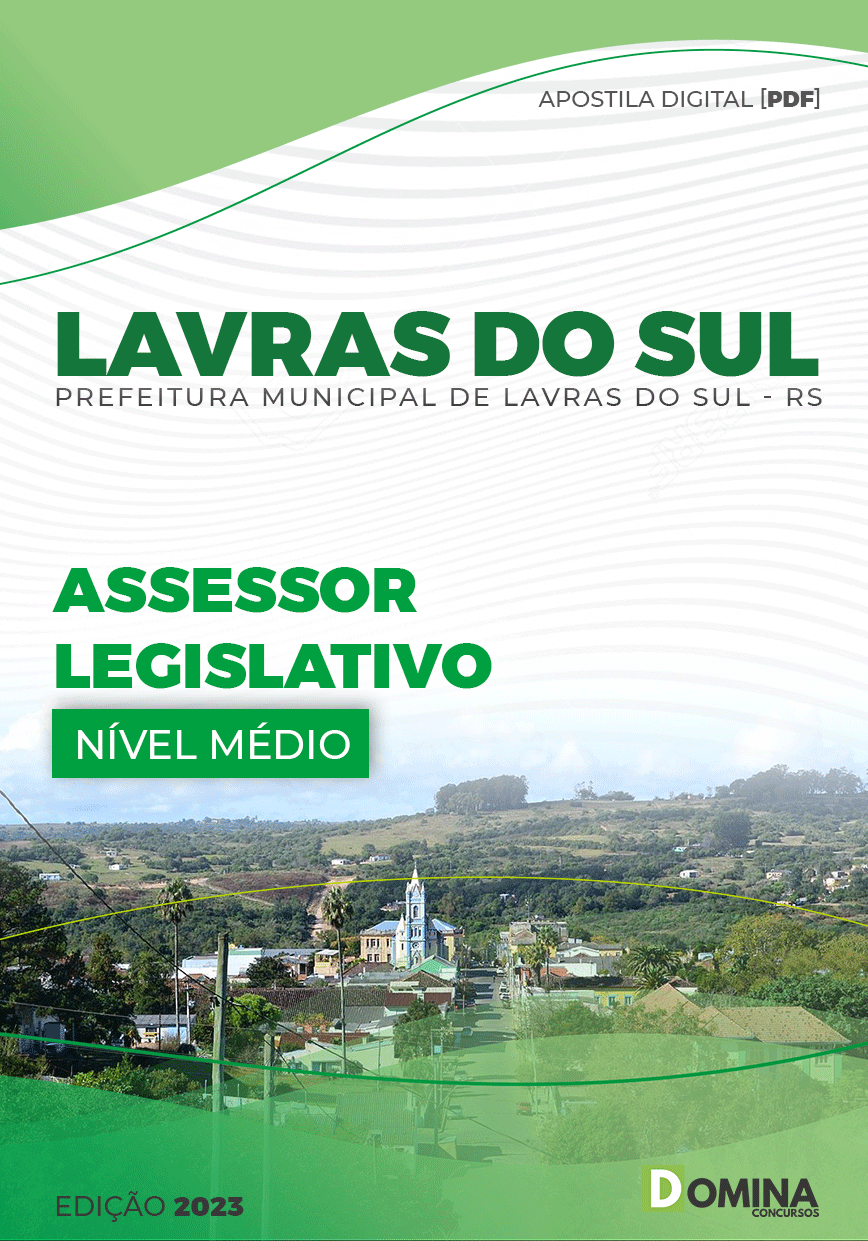 Apostila Digital Pref Lavras do Sul RS 2023 Assessor Legislativo