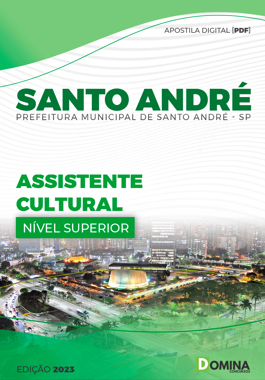 Apostila Digital Pref Santo André SP 2023 Assistente Cultural