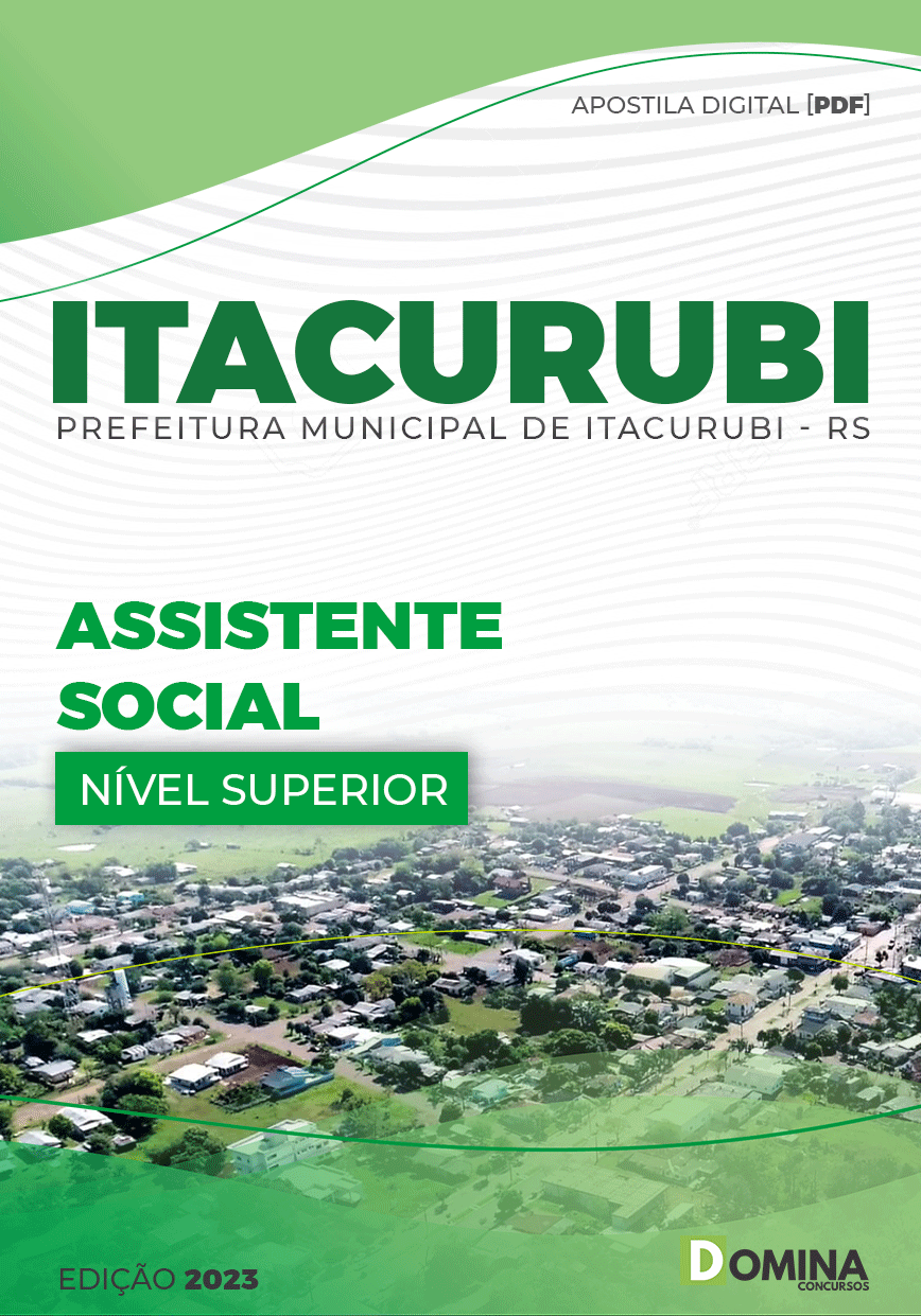 Apostila Digital Pref Itacurubi RS 2023 Assistente Social