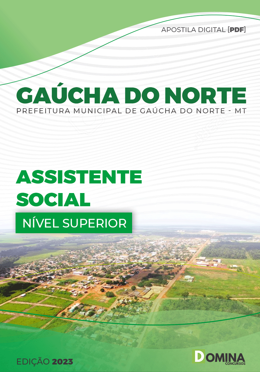 Apostila Pref Gaúcha do Norte MT 2023 Assistente Social