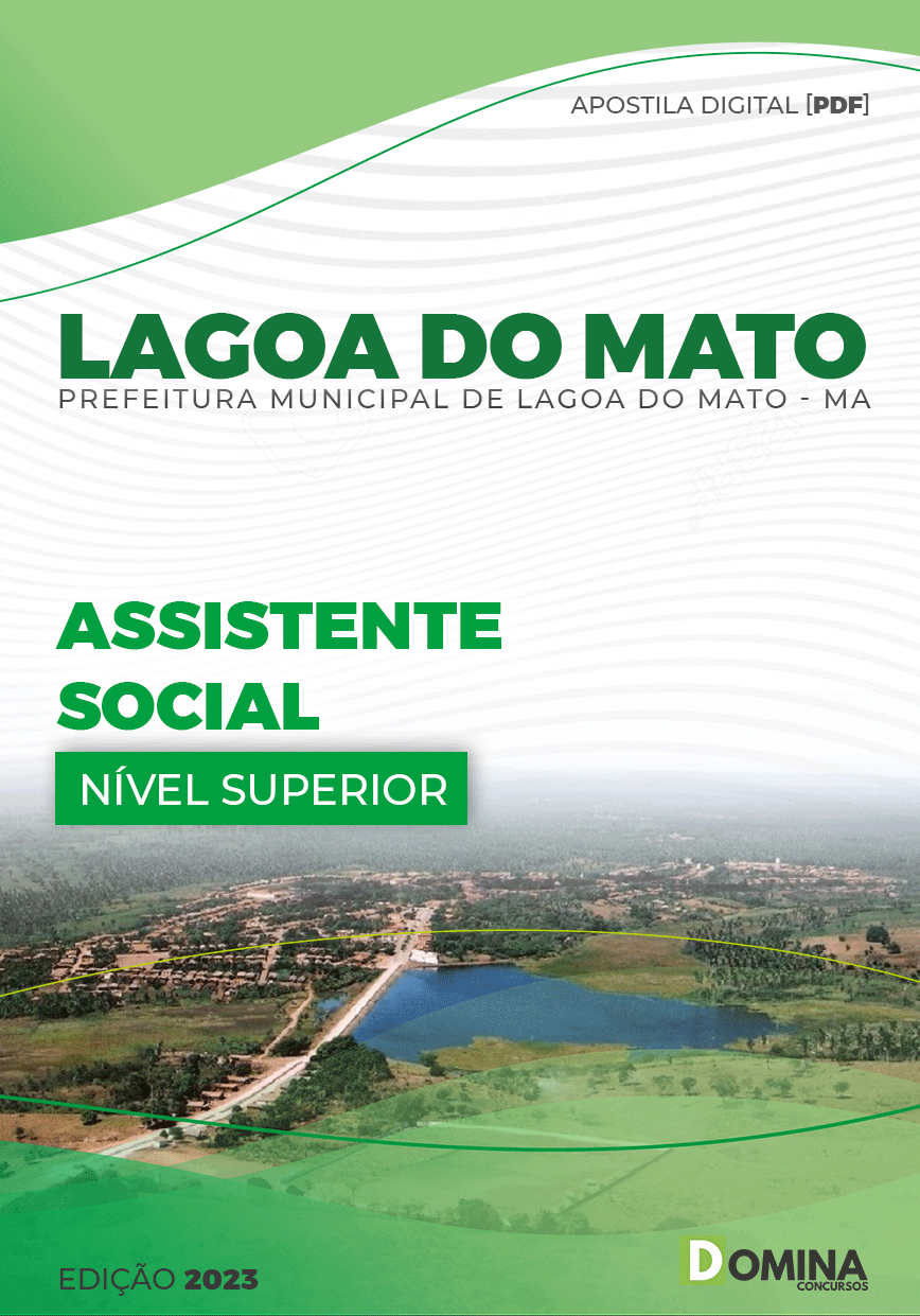 Apostila Pref Lagoa Do Mato MA 2023 Assistente Social