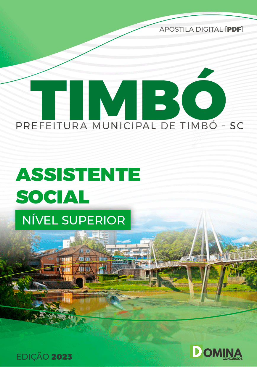 Apostila Concurso Pref Timbó SC 2023 Assistente Social