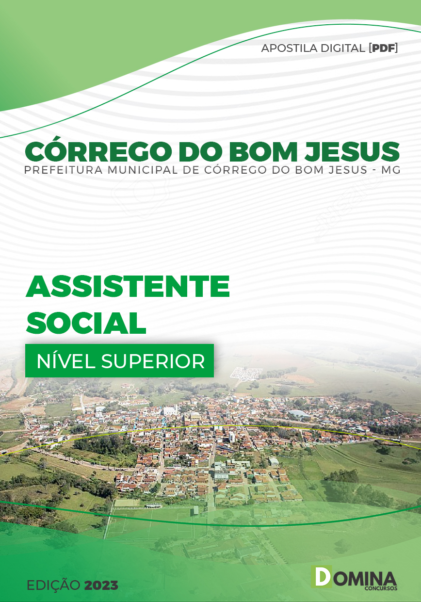 Apostila Pref Córrego Bom Jesus MG 2023 Assistente Social