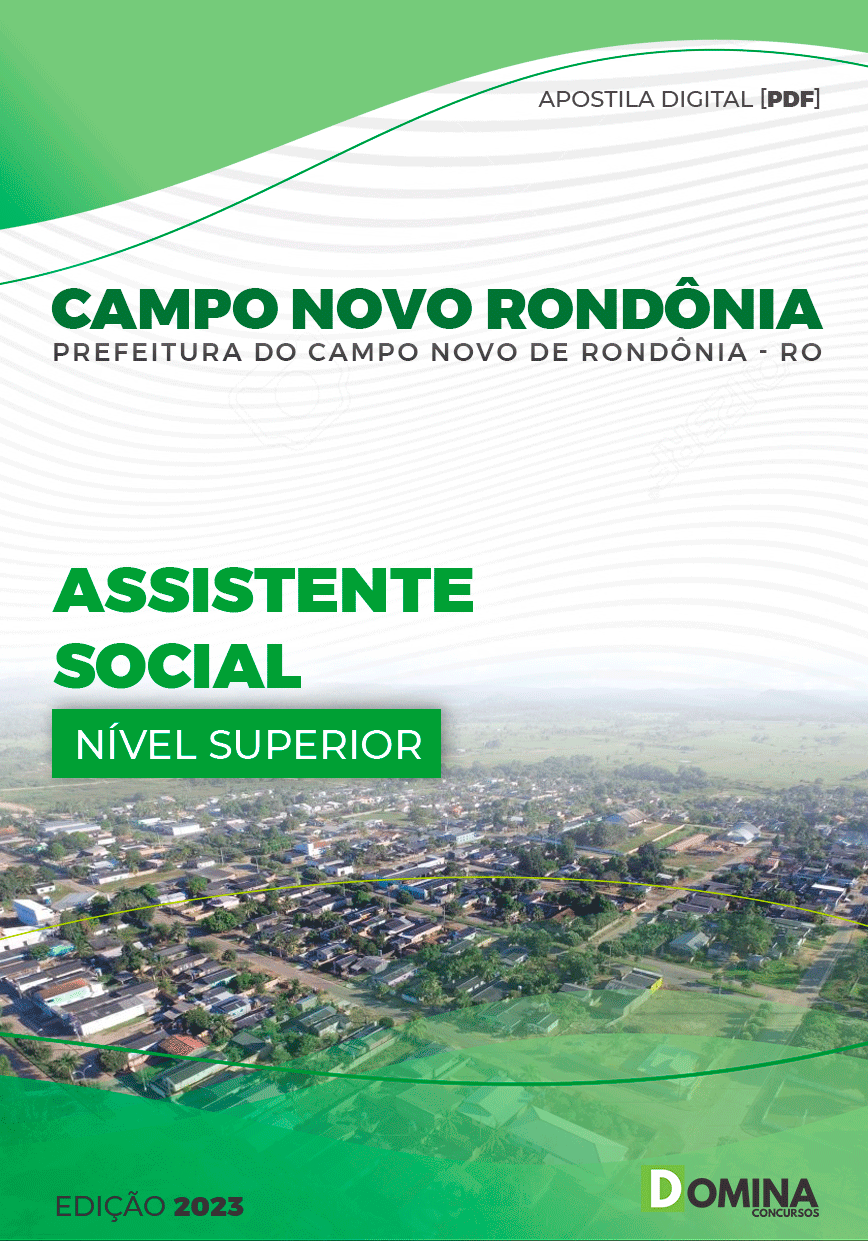 Apostila Pref Campo Novo Rondônia RO 2023 Assistente Social