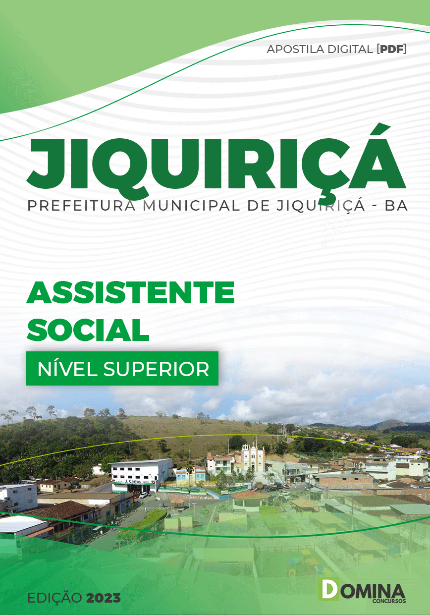 Apostila Concurso Pref Jiquiriçá BA 2023 Assistente Social