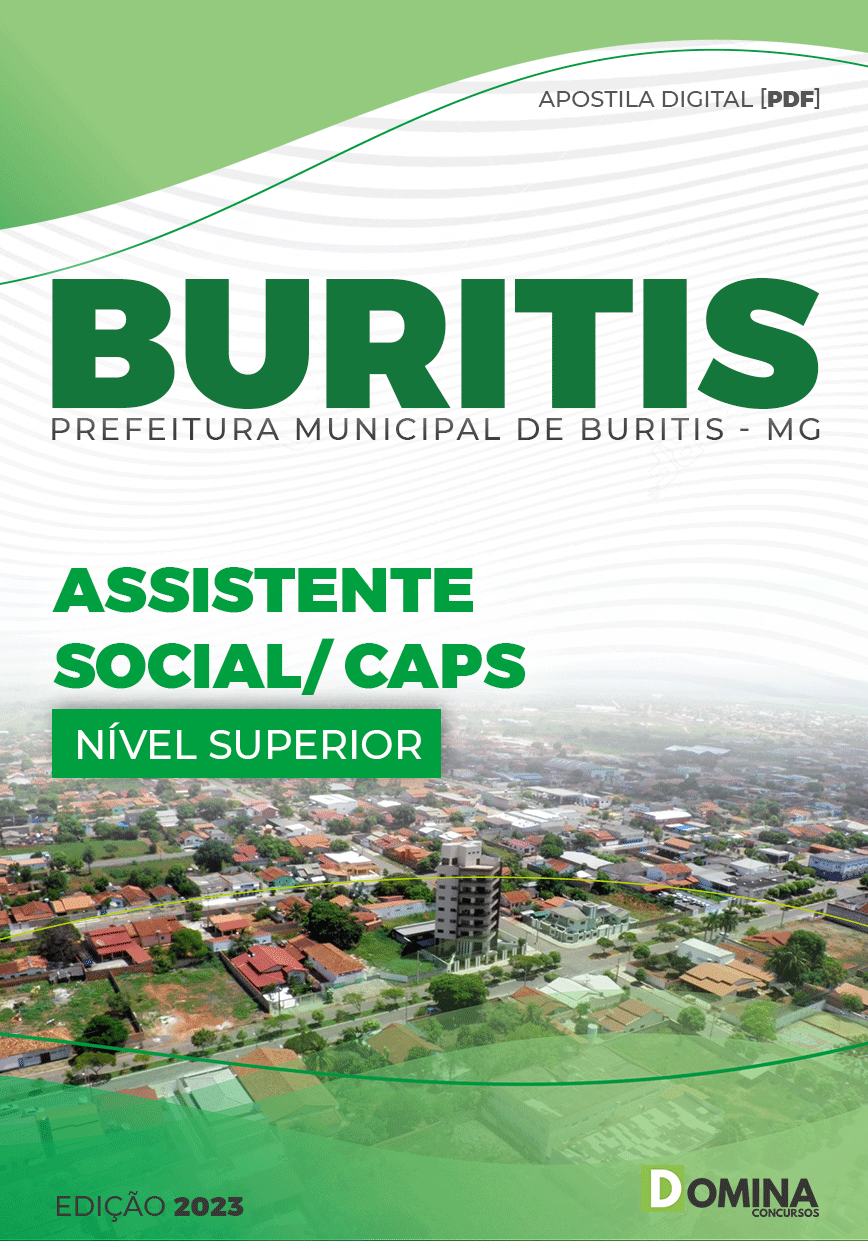 Apostila Concurso Pref Buritis MG 2023 Assistente Social CAPS