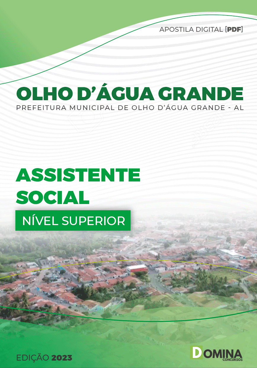 Apostila Pref Olho D’Água Grande AL 2023 Assistente Social