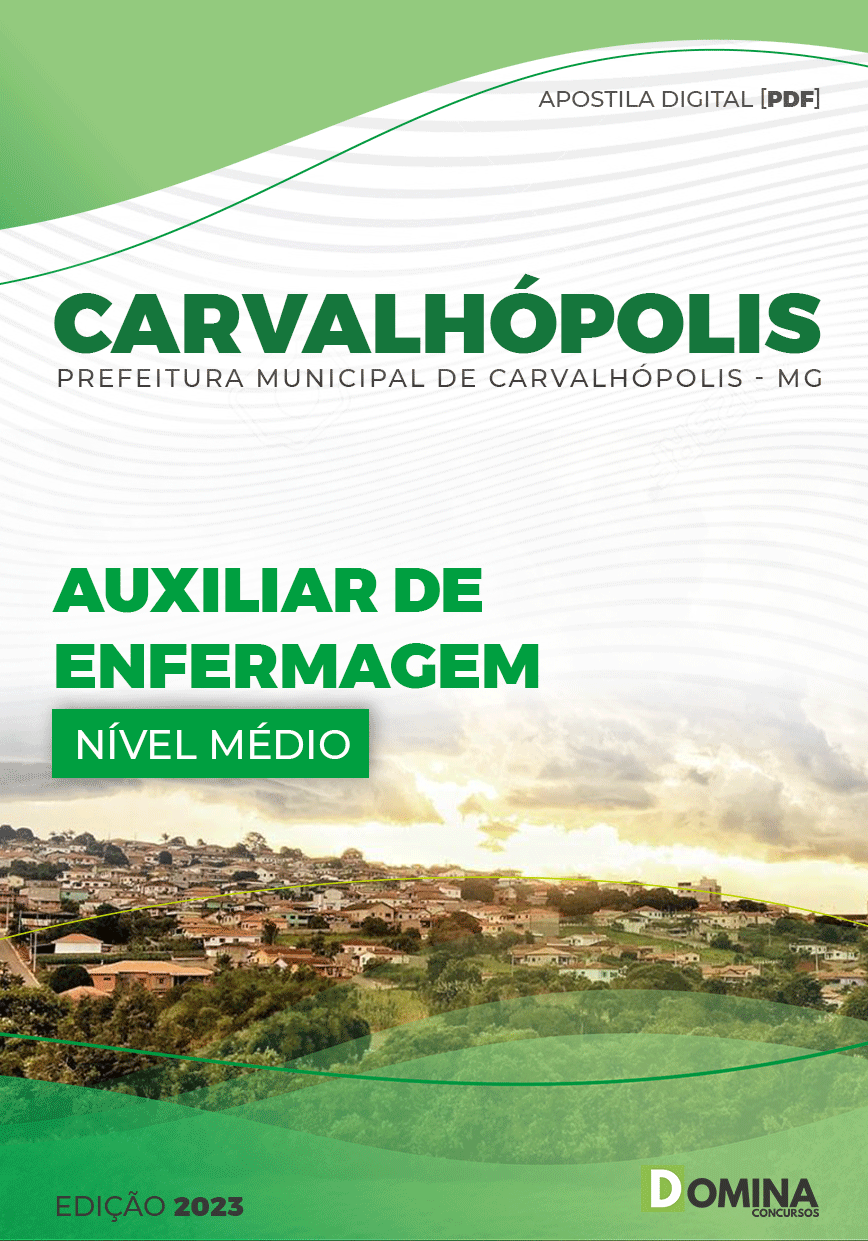Apostila Pref Carvalhópolis MG 2023 Auxiliar Enfermagem