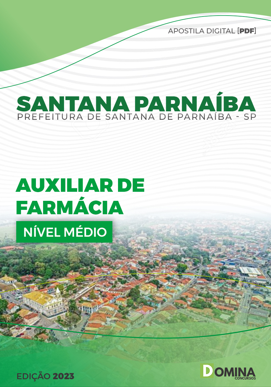 Apostila Pref Santana de Parnaíba SP 2023 Auxiliar Farmácia