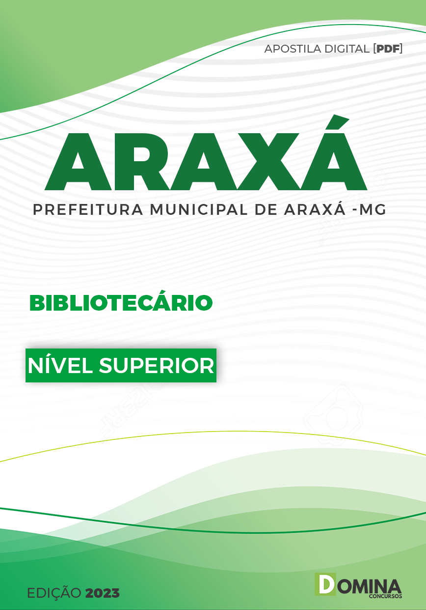 Apostila Concurso Pref Araxá MG 2023 Bibliotecário