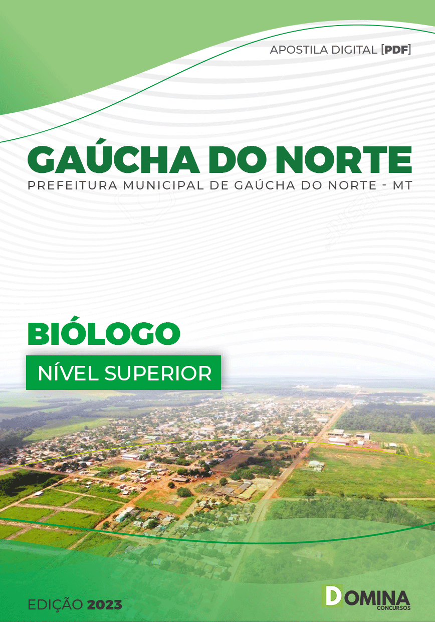 Apostila Digital Pref Gaúcha do Norte MT 2023 Biólogo