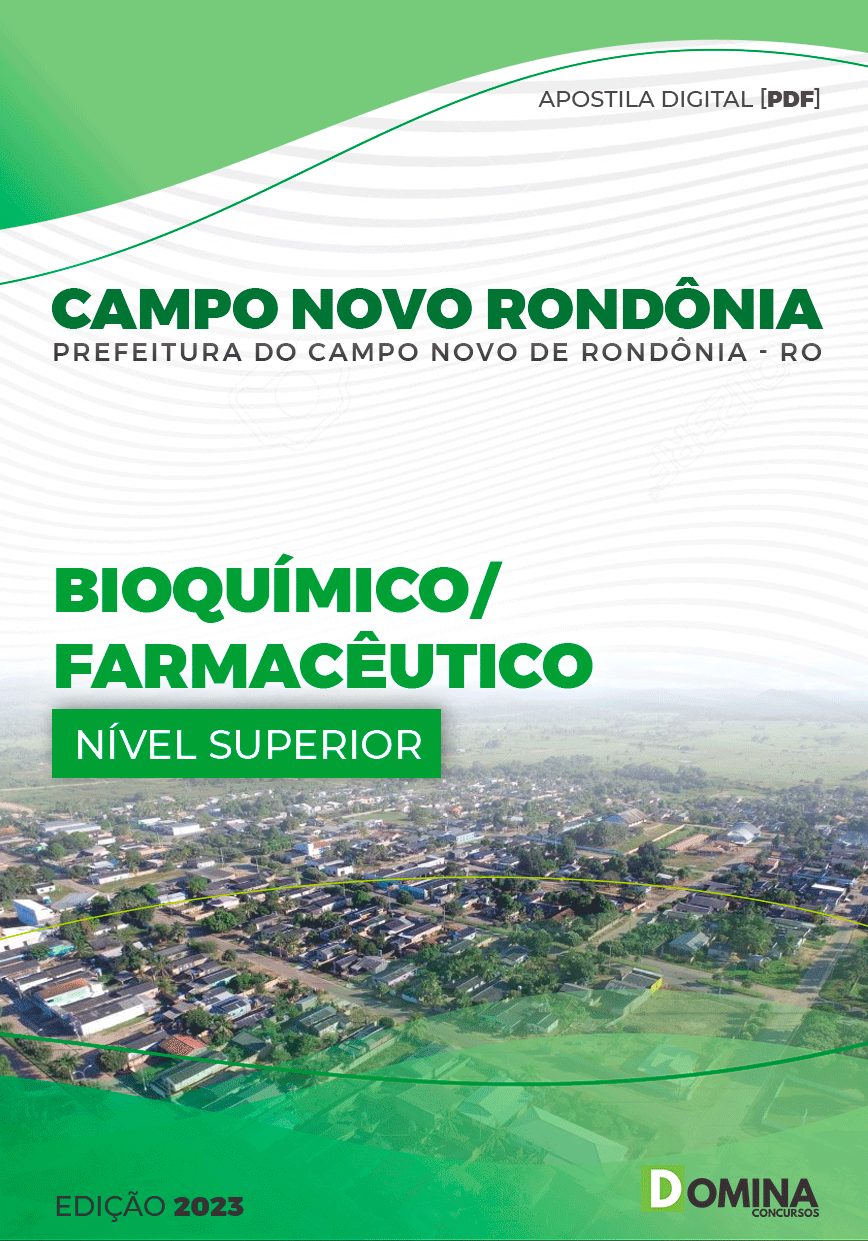 Apostila Pref Campo Novo Rondônia RO 2023 Bioquímico Farmacêutico