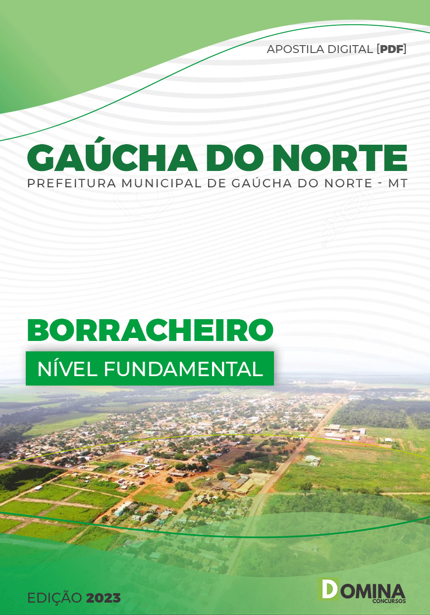Apostila Pref Gaúcha do Norte MT 2023 Borracheiro