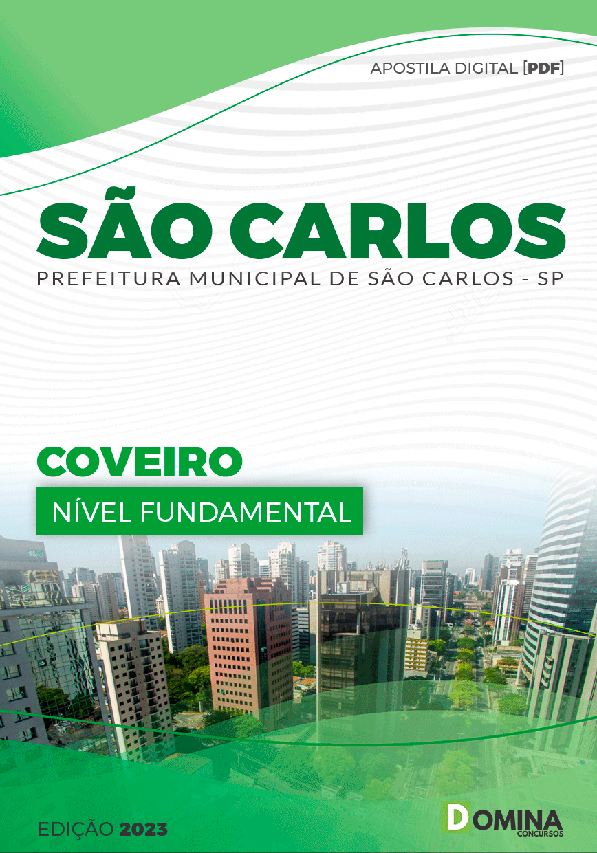 Apostila Concurso Pref São Carlos SP 2023 Coveiro