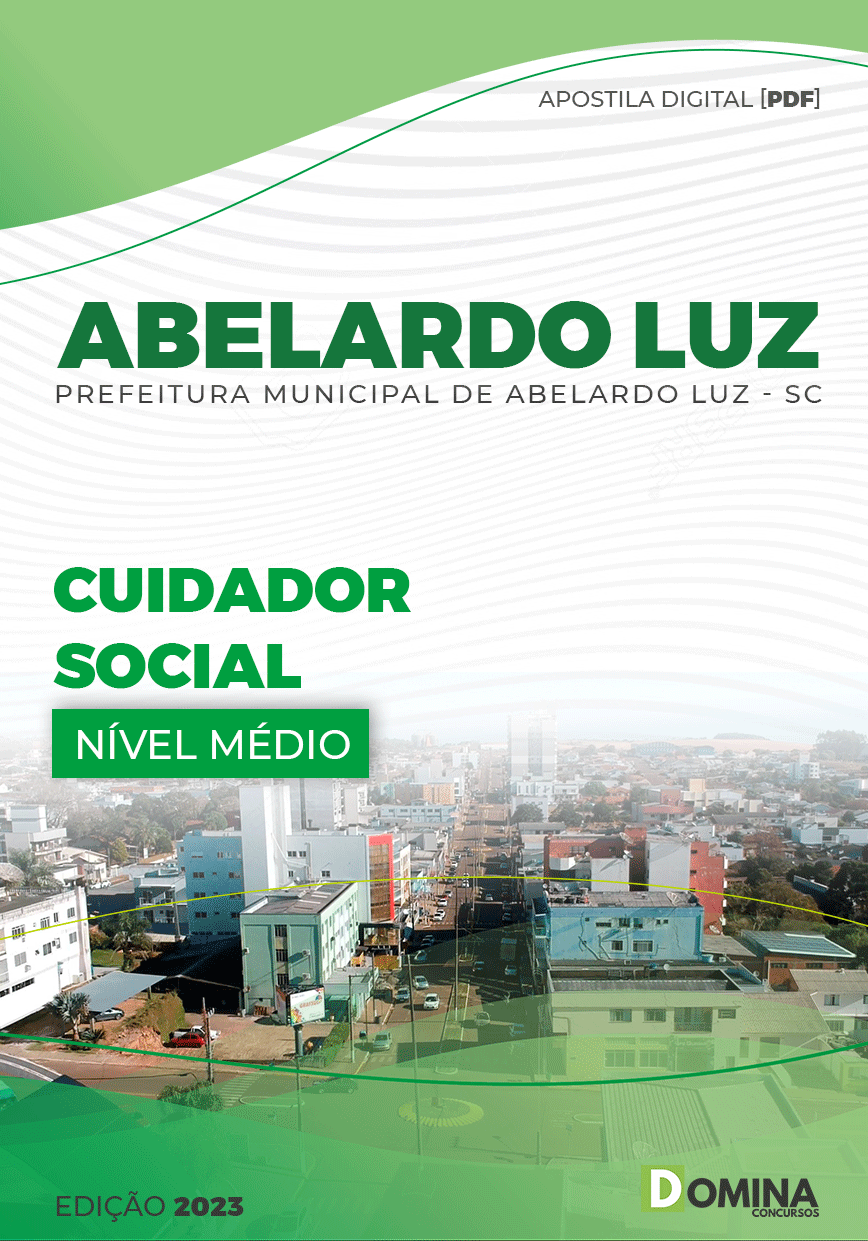 Apostila Pref Abelardo Luz SC 2023 Cuidador Social
