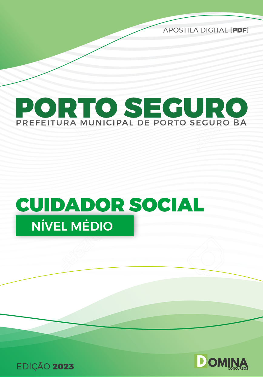 Apostila Pref Porto Seguro BA 2023 Cuidador Social