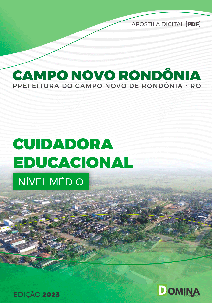 Apostila Pref Campo Novo Rondônia RO 2023 Cuidador Educacional