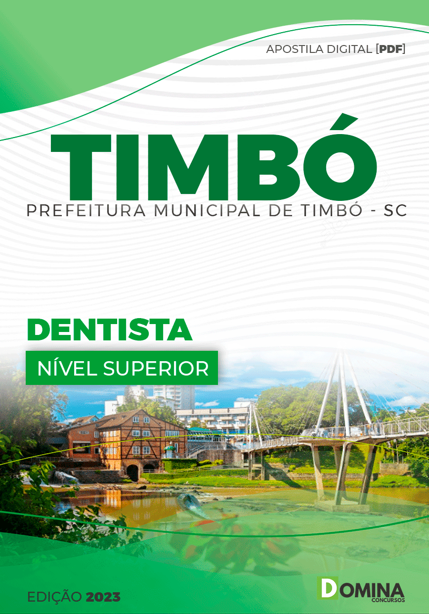 Apostila Digital Concurso Pref Timbó SC 2023 Dentista
