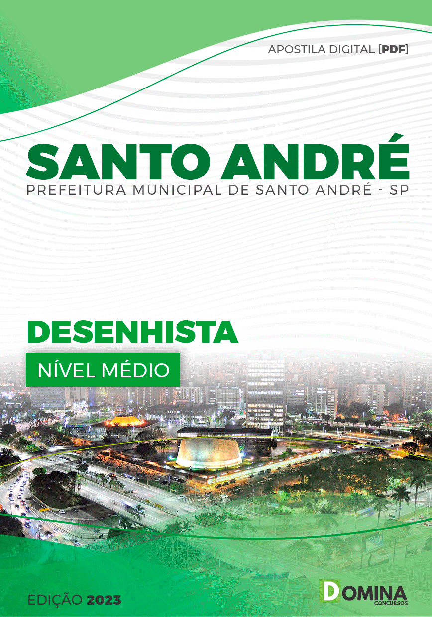 Apostila Digital Pref Santo André SP 2023 Desenhista