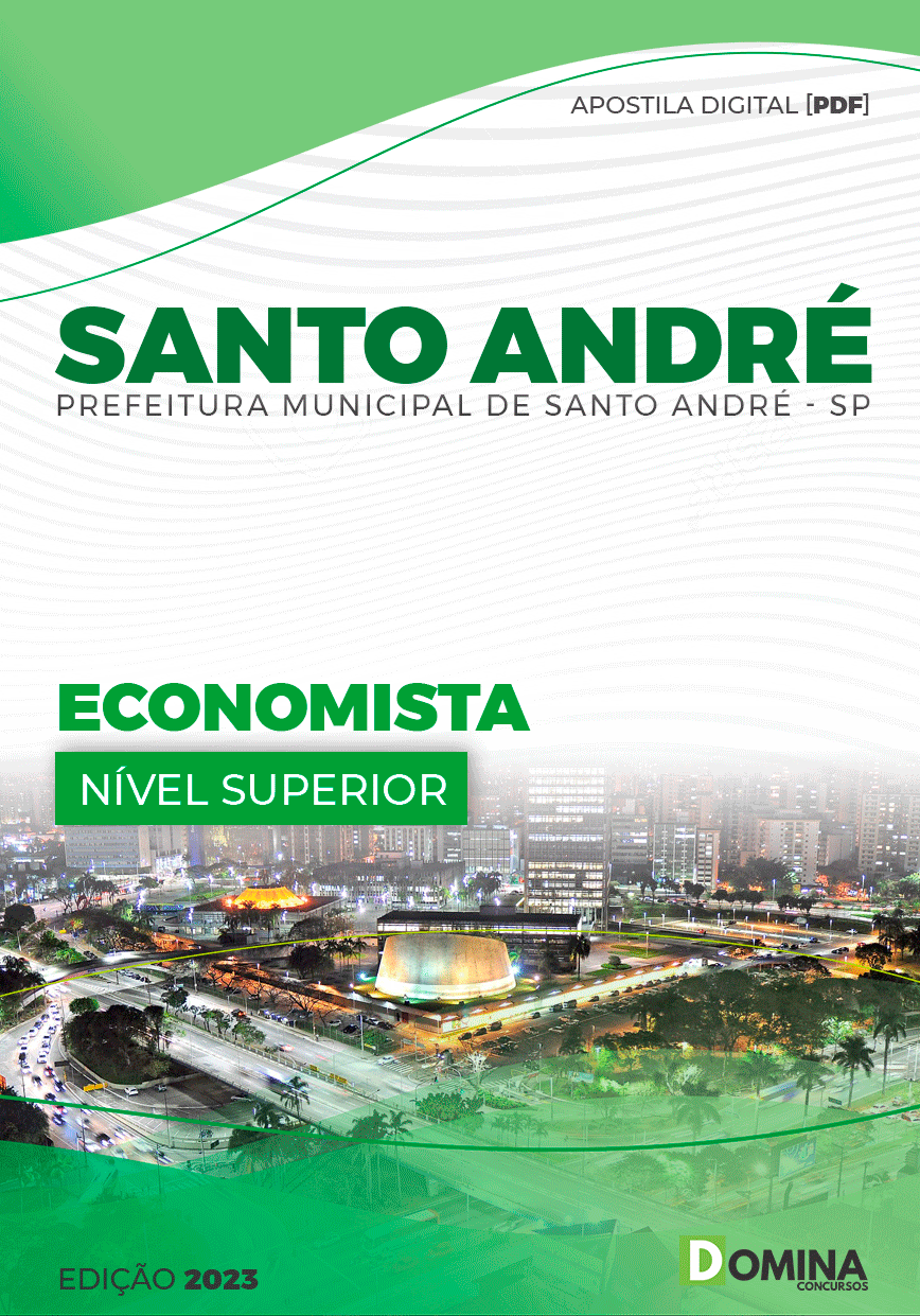 Apostila Digital Pref Santo André SP 2023 Economista